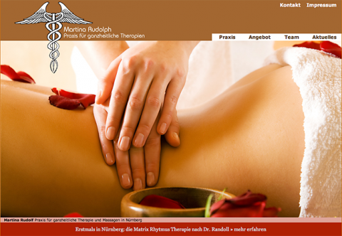 Screenshot of the site: heilen-durch-berührung.com