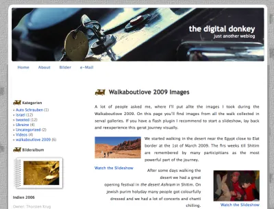 My personal Weblog